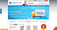 Desktop Screenshot of legstherapy.com
