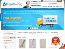 Tablet Screenshot of legstherapy.com
